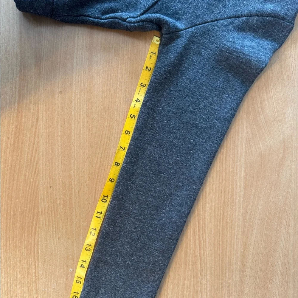 ALO yoga Soleil cropped turtleneck XS charcoal fleece - Picture 8 of 9